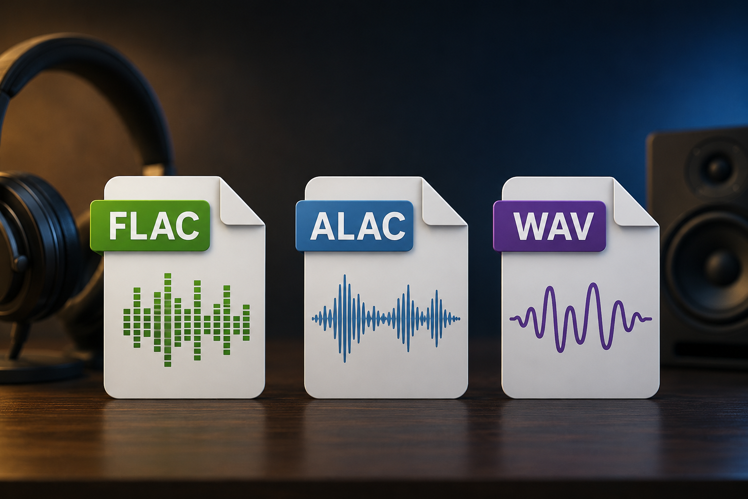 WAV vs FLAC vs ALAC: Best Format for Media Storage